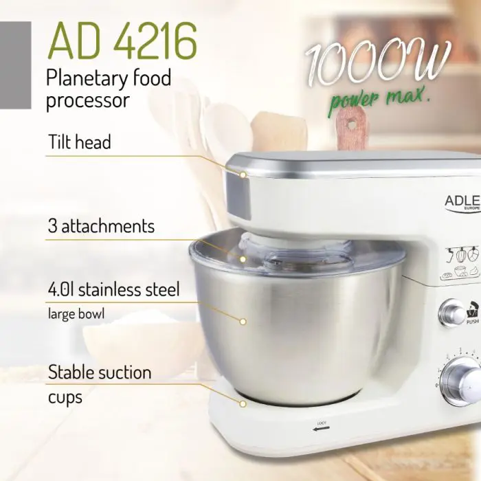 Adler planetary food processor 1000W 5L AD4216