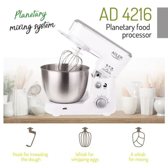 Adler planetary food processor 1000W 5L AD4216