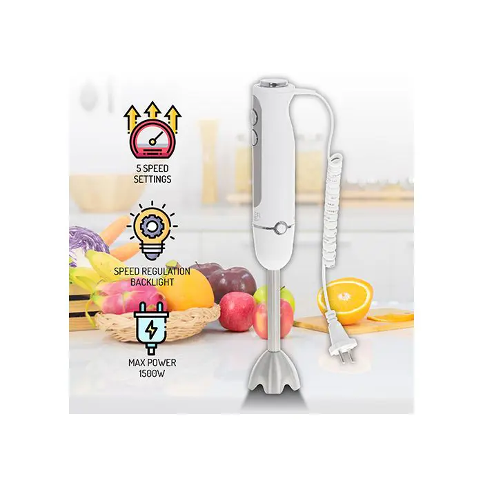Adler stick mixer white