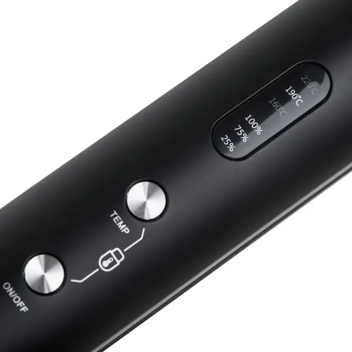 Adler Wireless Travel Hair Straightener with USB-C, 160/190/220°C, Black