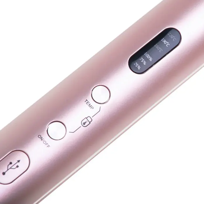 Adler Wireless USB-C Travel Hair Straightener 160/190/220°C