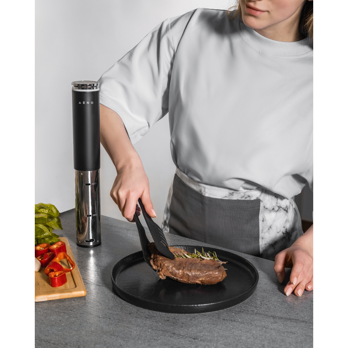 AENO Sous Vide SV1: 1200W, 4 Automatic programs, Temperature adjustment, Timer, Touch screen, LCD-display, IPX7 Water Proof