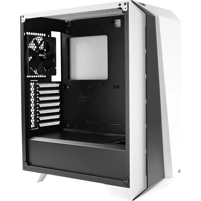 Aerocool Cylon Pro tower chassis (white / black, Tempered Glass)