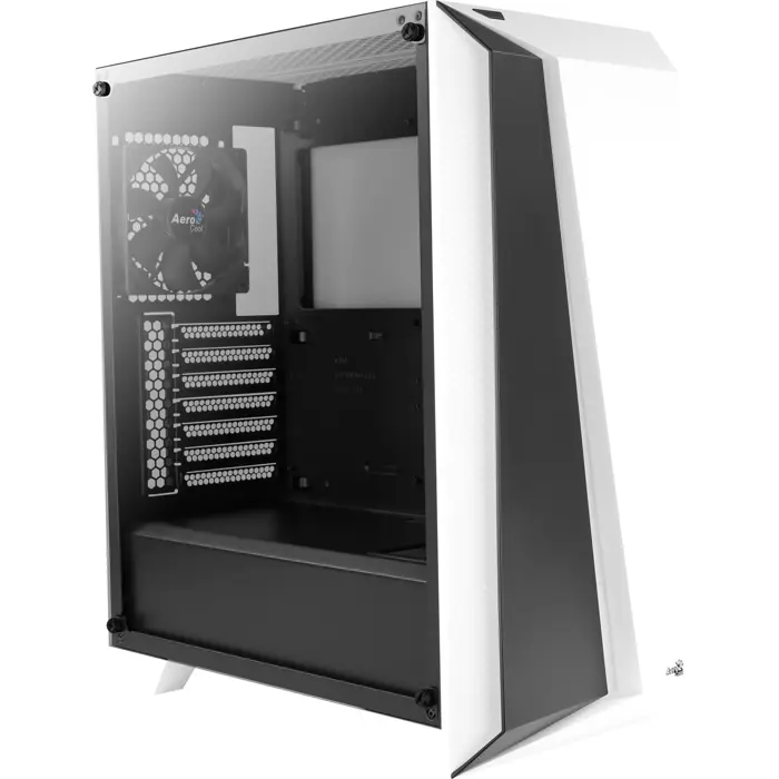 Aerocool Cylon Pro tower chassis (white / black, Tempered Glass)