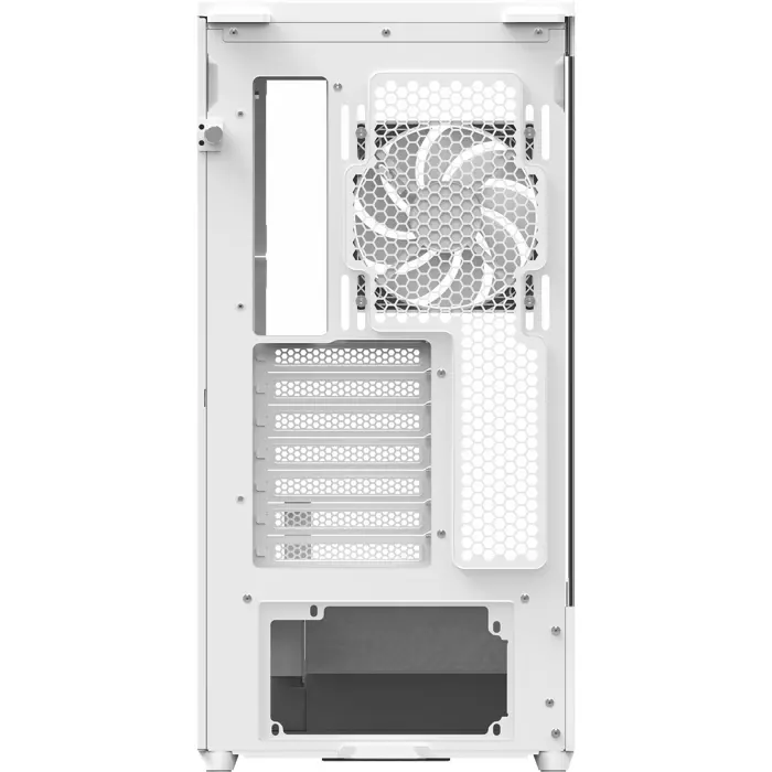Aerocool P500A-WT-v1, Tower Case White, Tempered Glass x 2