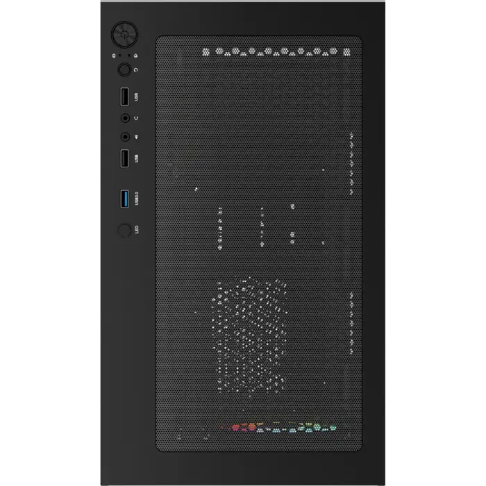 Aerocool Viewport Mini-G-BK-v4 ARGB, Tower Case Black, Tempered Glass x 2