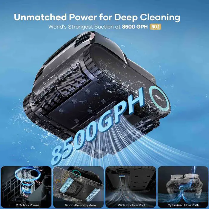 AIPER Scuba X1 Pro Max baterijski robotski sesalnik za bazen