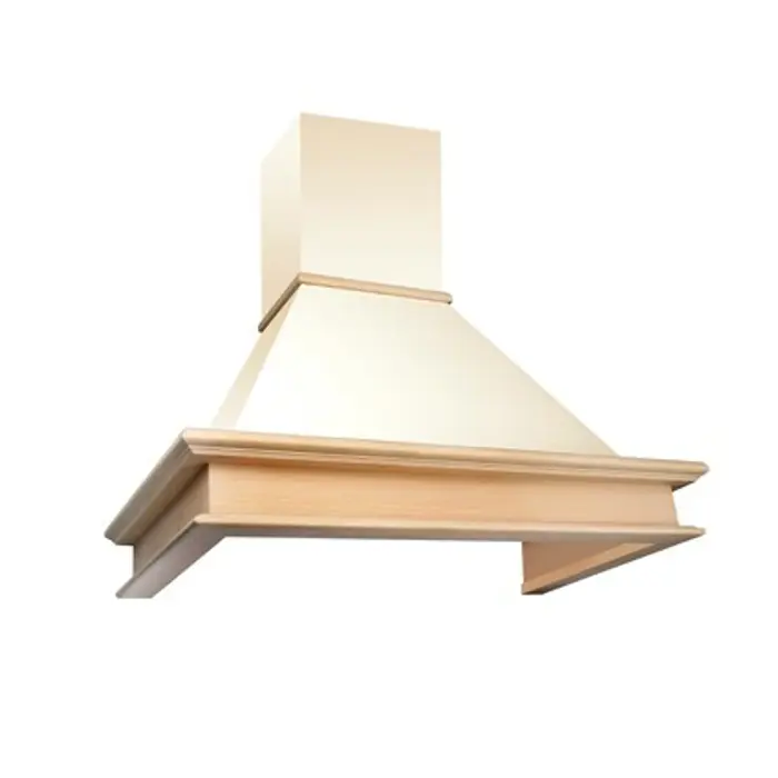 Akpo WK-4 Rustica 60 Cooker hood Wall-mounted Beige, Wood