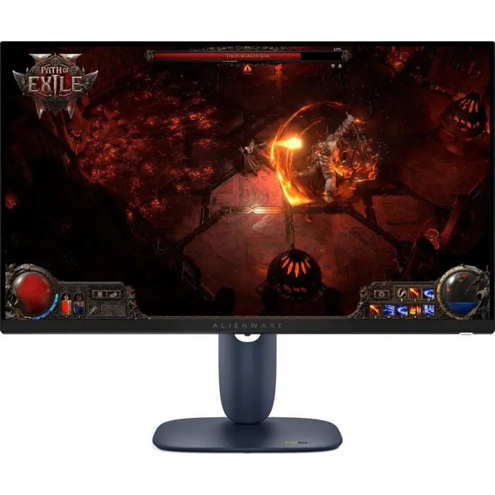 Alienware Alienware AW2725DM, gaming monitor - 27 - black, WQHD, IPS, AMD FreeSync, AdaptiveSync, G-Sync comp., 180Hz panel