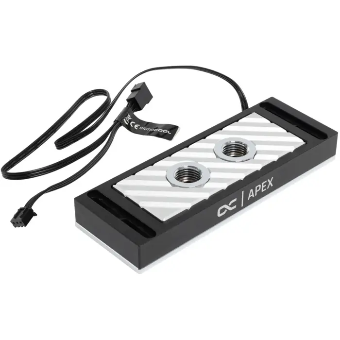 Alphacool Apex RAM X4 Water Cooler Silver, water cooling black/silver