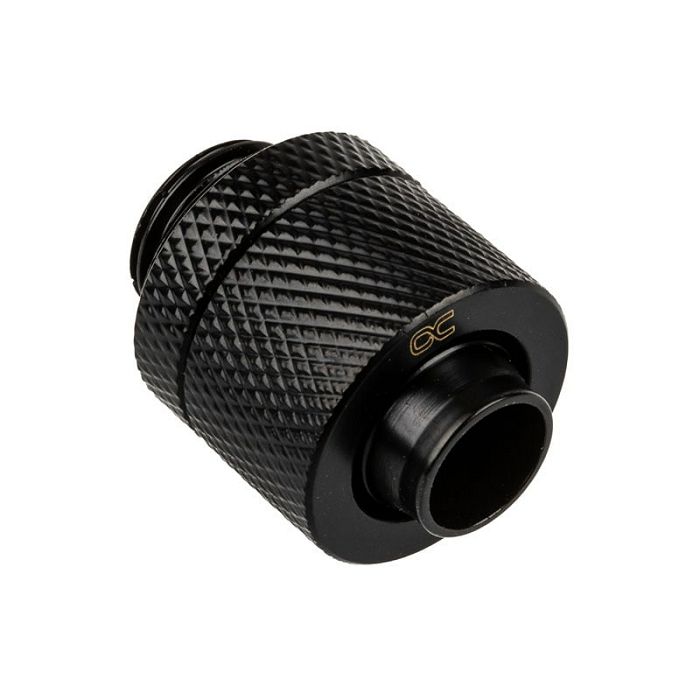 Alphacool icicle connection straight G1/4 inch AG to 13/10mm - black