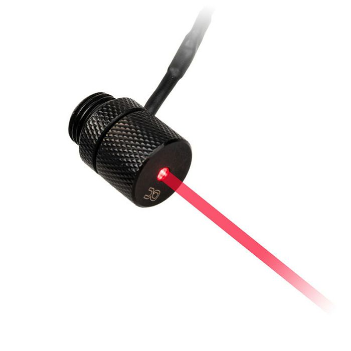 Alphacool icicle laser fitting G1/4 inch AG - 4-pin Molex connection, black