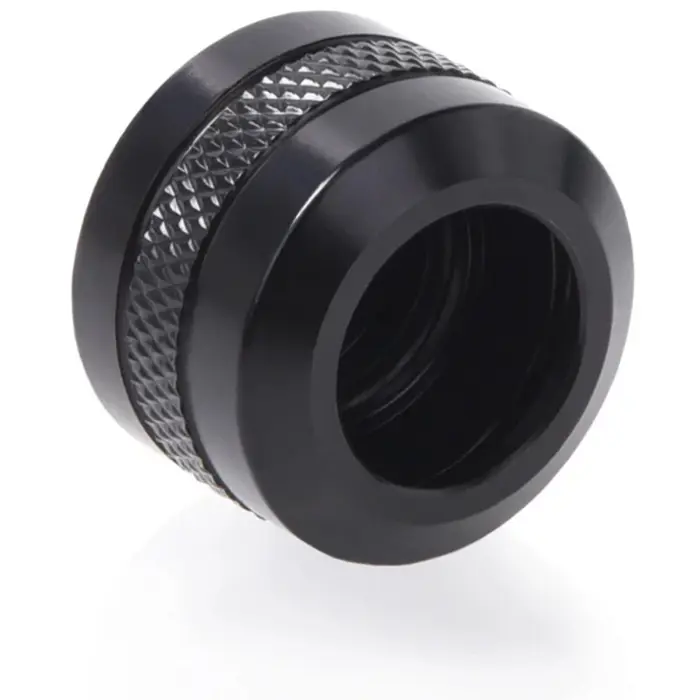 Alphacool Eiszapfen PRO 13mm HardTube Fitting G1 / 4 - Deep Black Sixpack, connection