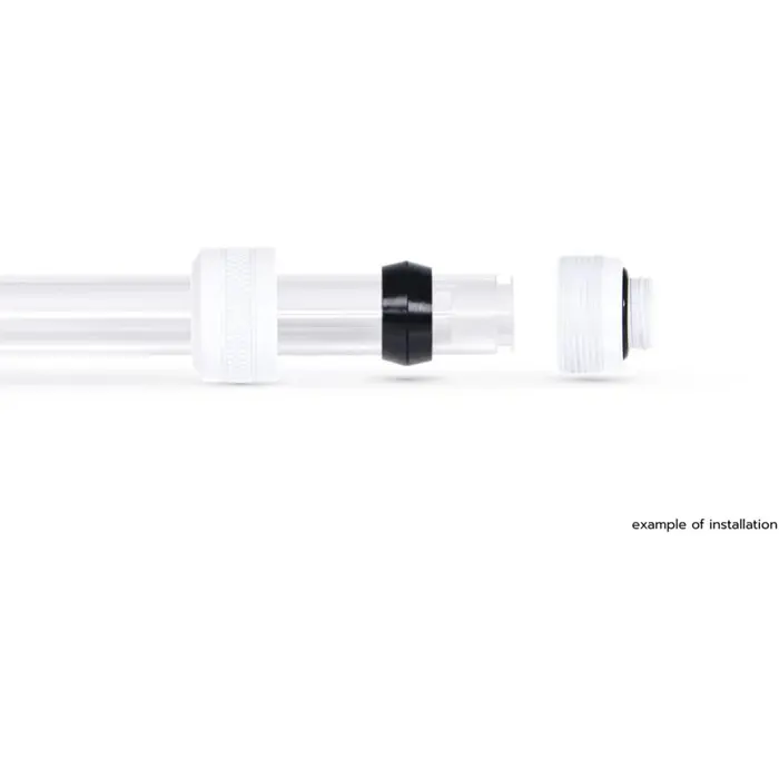 Alphacool Eiszapfen PRO 16mm HardTube Fitting G1/4 - White (set of 6)