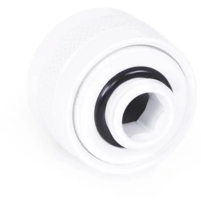 Alphacool Eiszapfen PRO 16mm HardTube Fitting G1/4 - White (set of 6)