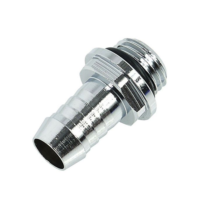 Alphacool HF connection straight G1/4 inch AG to 10mm ID - chrome
