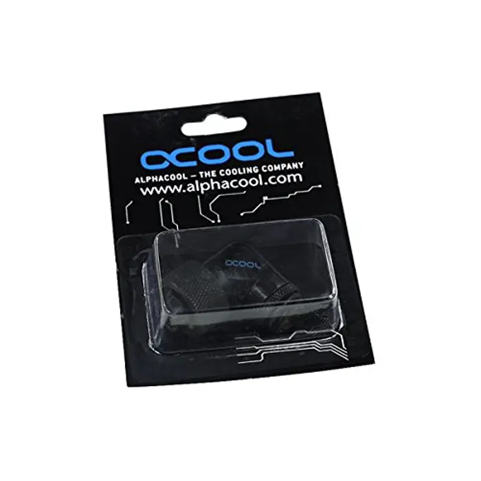 Alphacool HF screw connection 90°, black (17081)