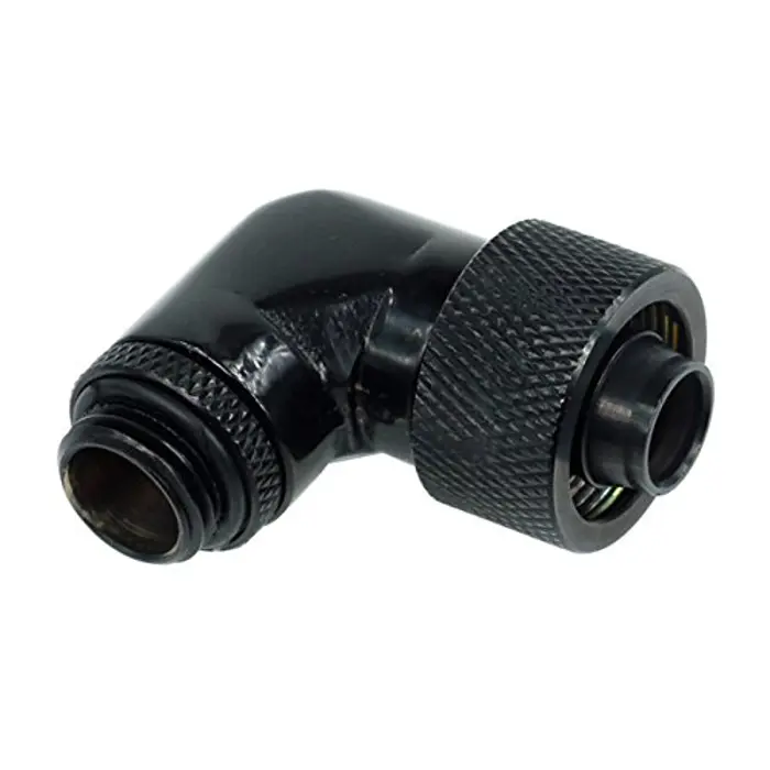 Alphacool HF screw connection 90°, black (17081)