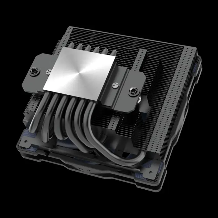 ALUCIA H6LS M2 CPU-Kühler - 120 mm, black / blau-AK-CC4030HP01