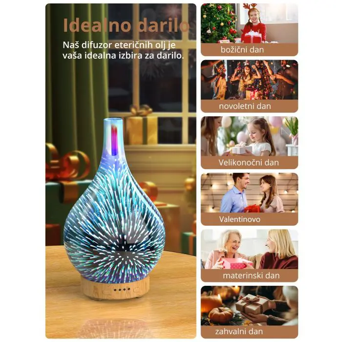 Anjou 3D Oil Diffuser FIREWORKS ADA022