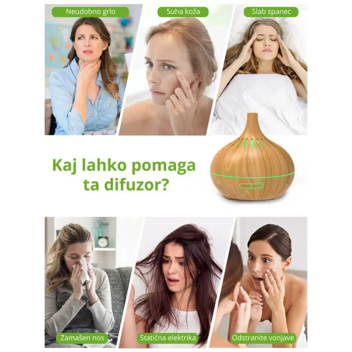 Anjou oil diffuser light wood ADA023-L