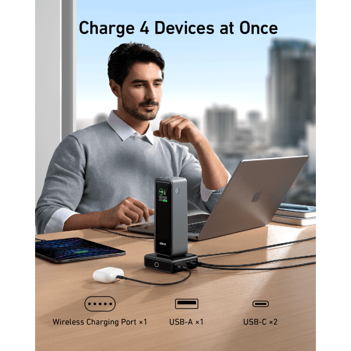 Anker 100W charging base for Prime Powerbank, black