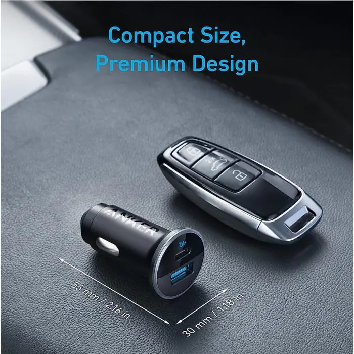 Anker 323 car charger 52.5 W