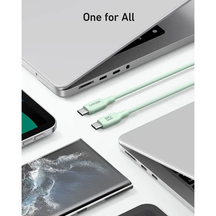 Anker 543 BIO USBC-USBC 0.9m cable green
