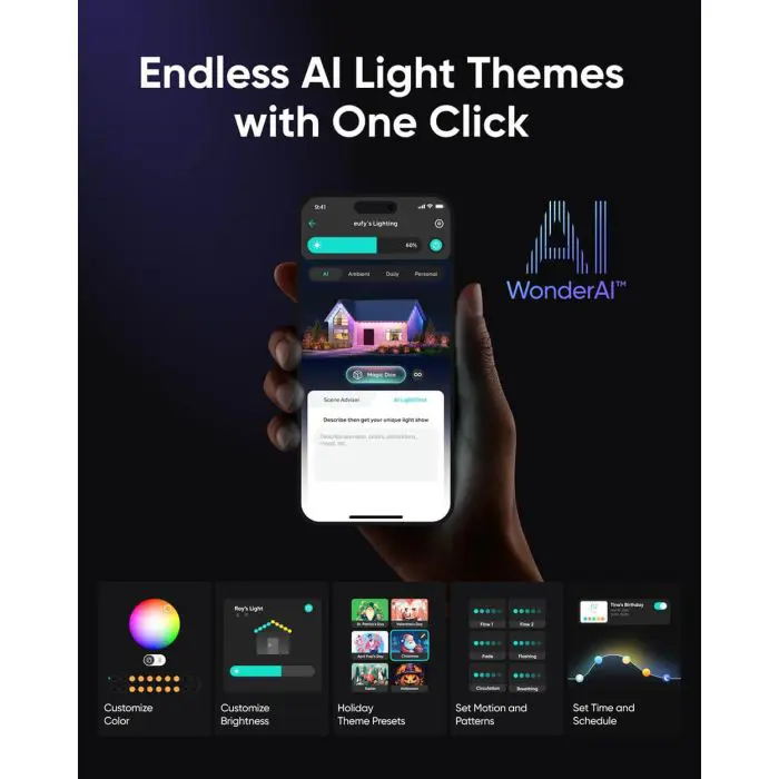 Anker Eufy E22 outdoor RGB lights, 30m