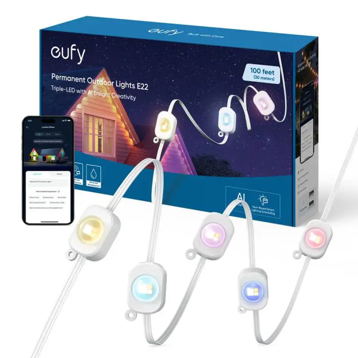 Anker Eufy E22 outdoor RGB lights, 30m