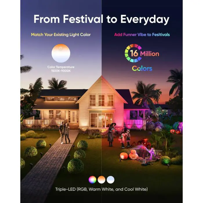 Anker Eufy Exterior RGB Lights E10, 2-Pack