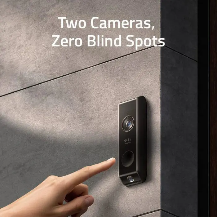 Anker Eufy Security 2K Dual-Camera Video Doorbell - with Base Station