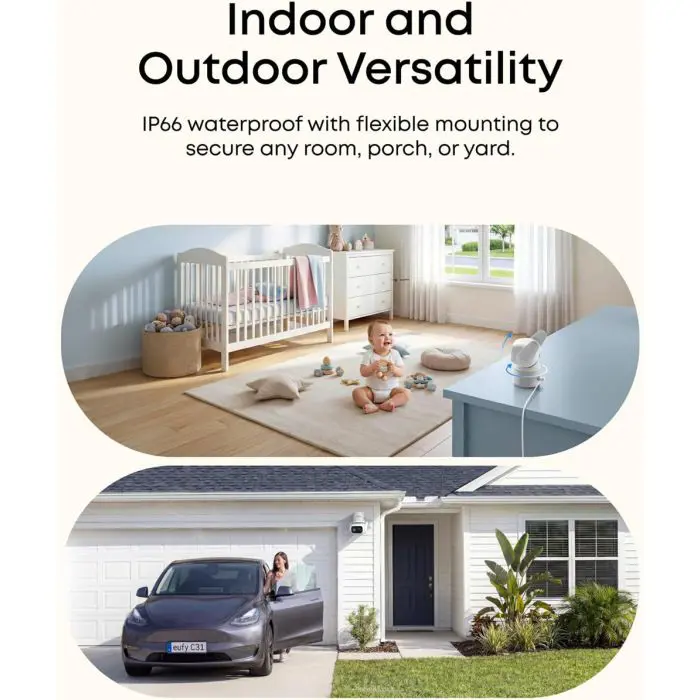 Anker Eufy Security C31 Kit: 2 Outdoor CCTV Cameras + Base Station