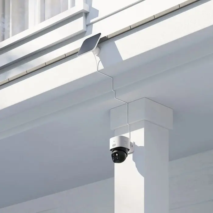 Anker Eufy Security SoloCam S340 outdoor wireless camera with solar panel.