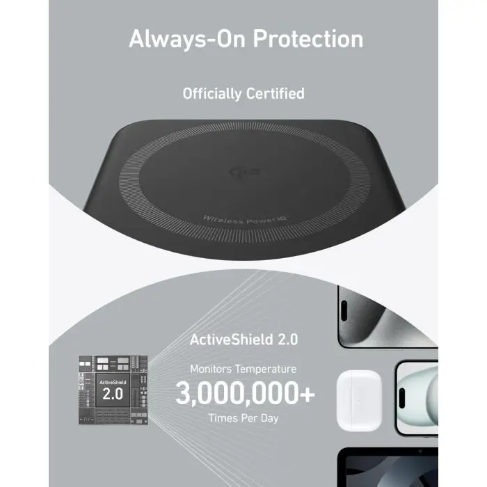 Anker MagGo 633 10K powerbank, črn
