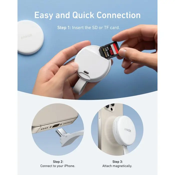 Anker Maggo USB-C Adapter (3-in-1, 10gbps, for iPhone)