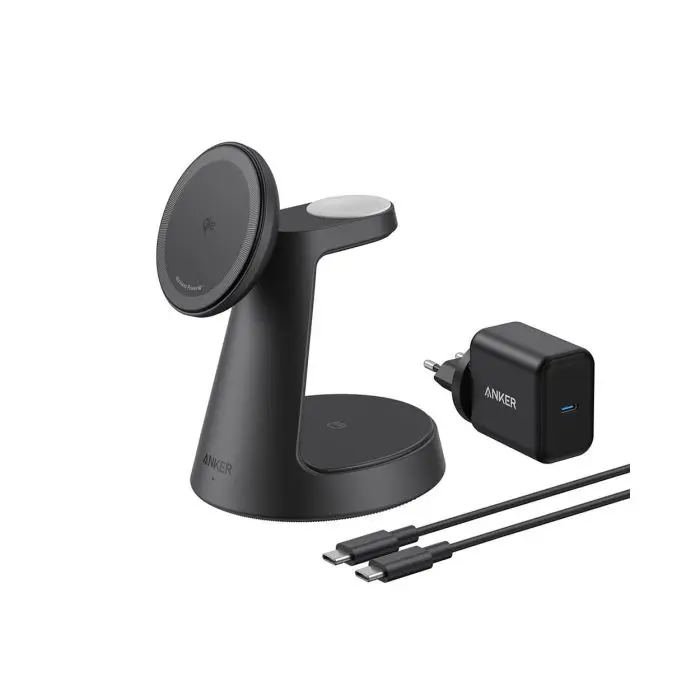 Anker Maggo wireless charging stand 3V1, black