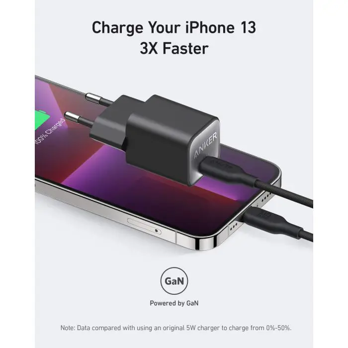 Anker Nano 3 (511) USB-C charger 30W, white