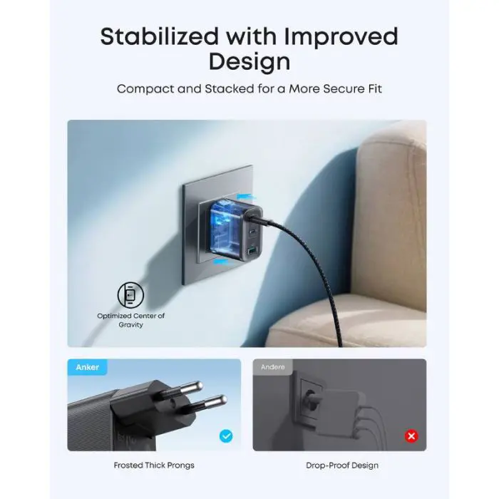 Anker Nano 3-port 70W charger