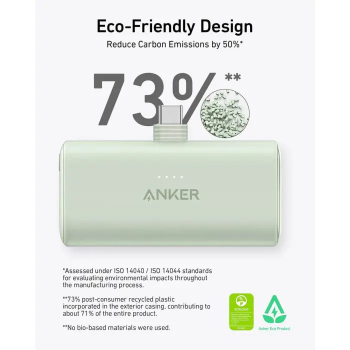 Anker Nano 5K powerbank, black