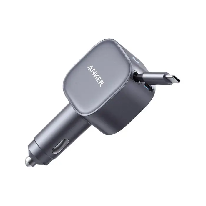 Anker Nano 75W car charger with integrated cable