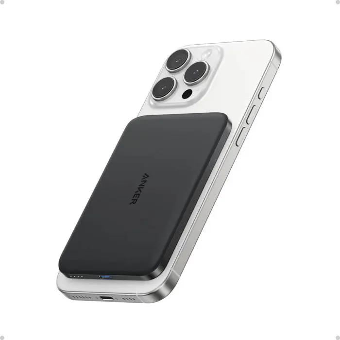 Anker Nano Power Bank 5000 mAh Slim, črn