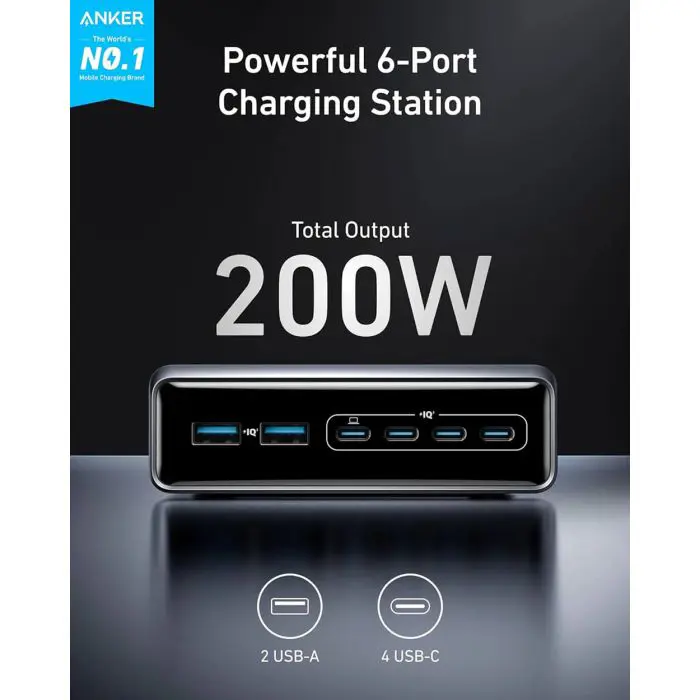 Anker Prime GaN desktop charger 200W