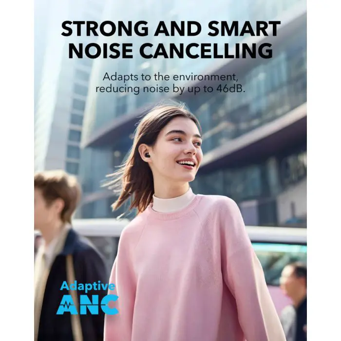 Anker Soundcore A30i brezžične Slušalice, roza