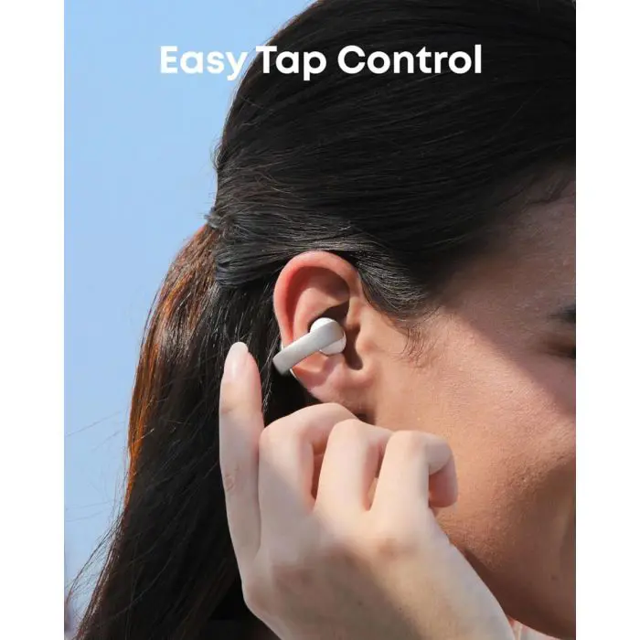 Anker Soundcore aeroclip wireless headset, white