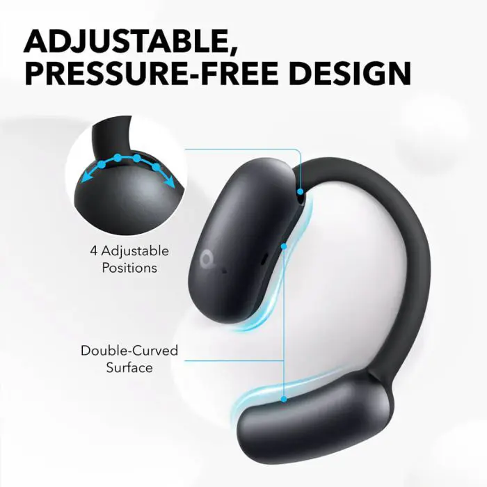 Anker Soundcore aerofit 2 wireless headset, black
