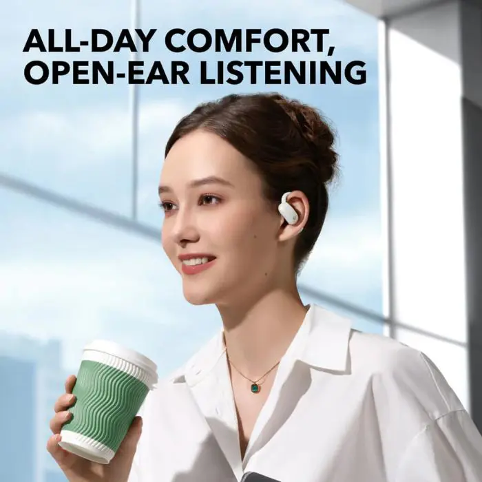 Anker Soundcore aerofit 2 wireless headset, white