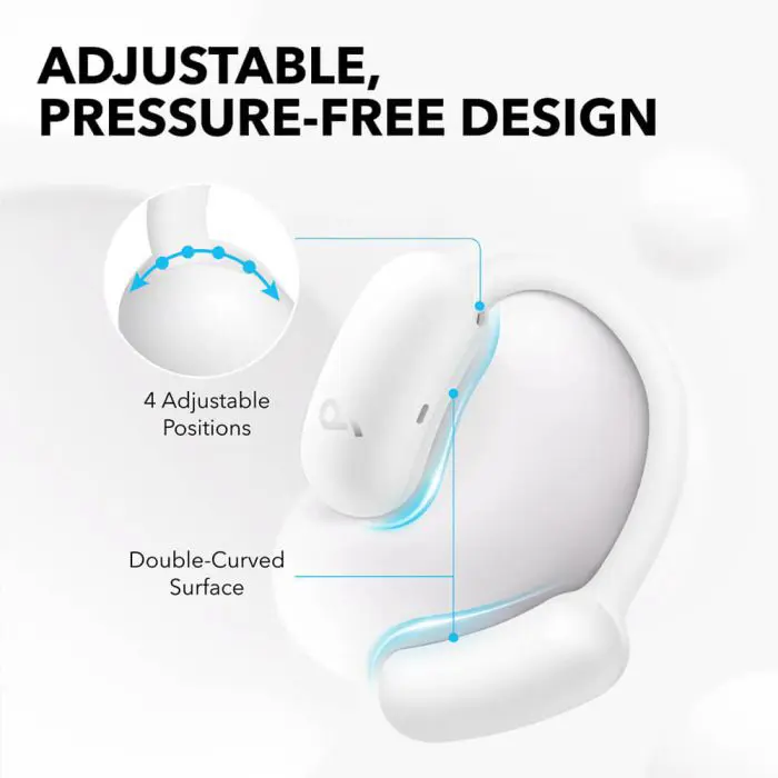 Anker Soundcore aerofit 2 wireless headset, white