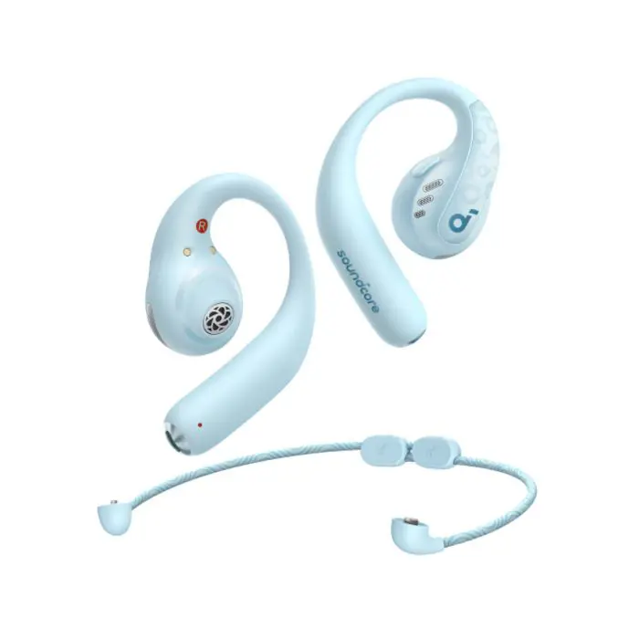 Anker Soundcore AeroFit Pro Wireless Headphones, Blue