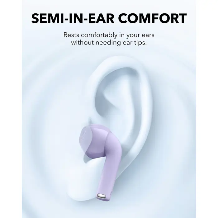 Anker Soundcore K20I wireless headset, purple